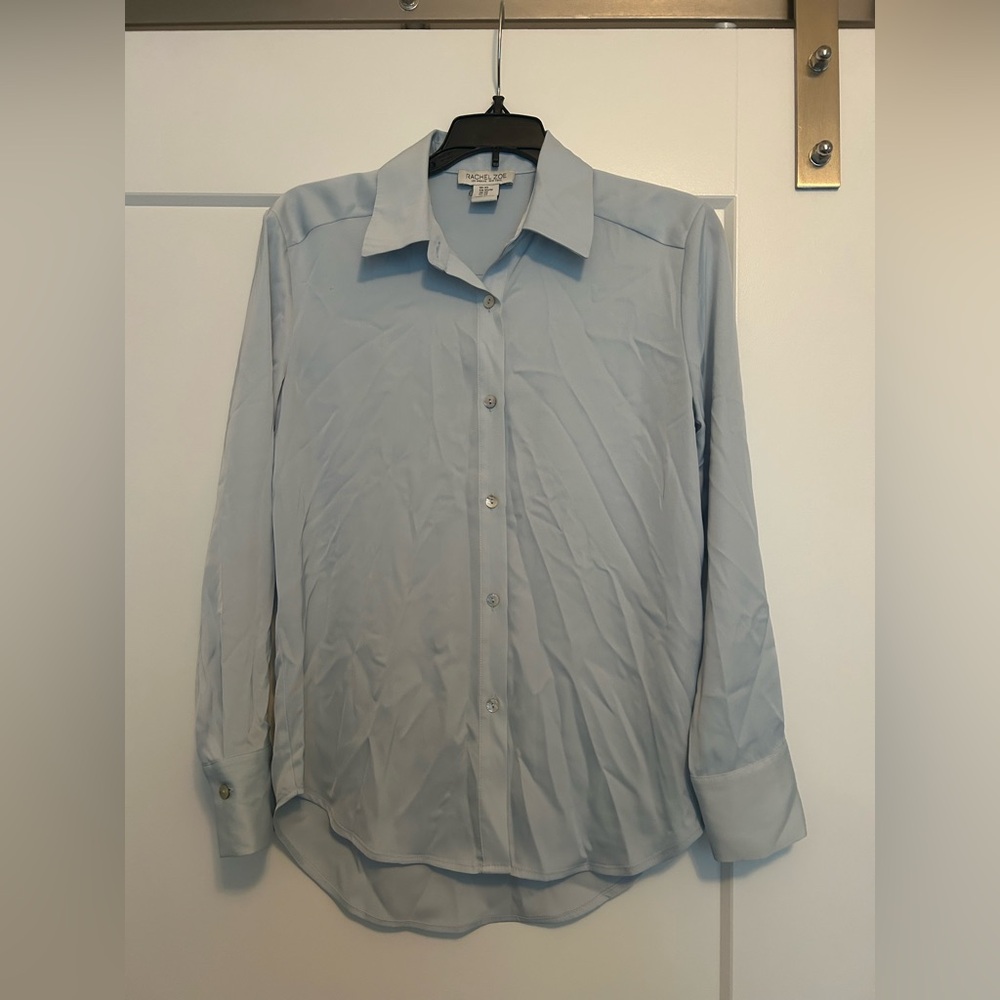 Rachel Zoe Sky Blue Dress Shirt